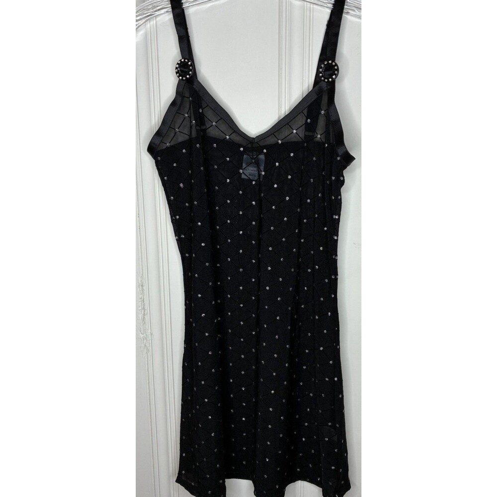 Nick & Sarah Intimates black sheer nightgown Sz S‎ whimsigoth sexy fairycore Y2K